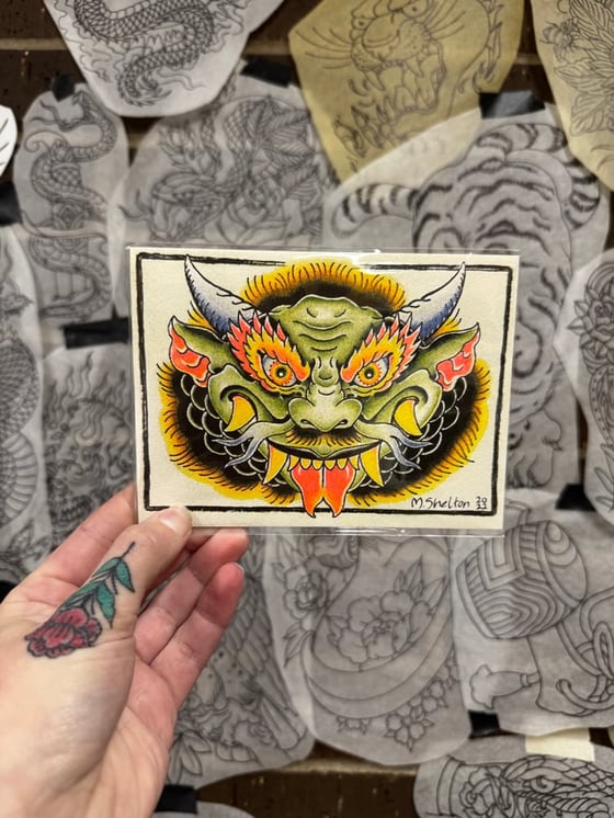 Image of Lil Green Devil Print