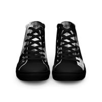 Image 10 of Blow Me One Last Kiss Men’s High-Top Canvas Shoes