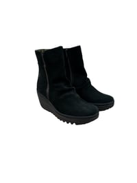Image 2 of Fly London Yopa Black Oiled Suede 