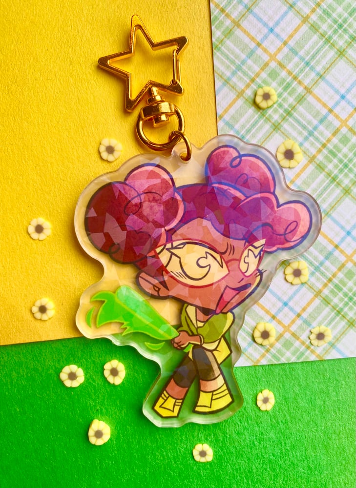 Image of APRIL O’ NEIL KEYCHAIN // ROTTMNT 