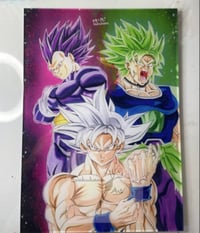 Image 1 of Vegeta/Goku/Bardock Acrylglas
