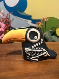 Image 1 of “Twocan” Tiki Cocktail Mug - Toco Yellow Orange Glaze •Free Shipping•