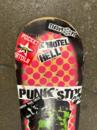 Image 2 of DUANE PETERS PUNK STIX PINK MOTEL HELL DECK 