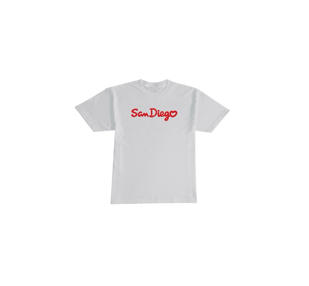 Image of "SD KITTY" Youth Tee (White)
