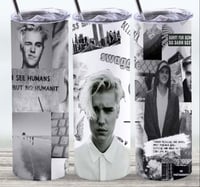 Justin Bieber design 4 20oz tumbler