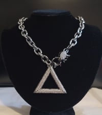Image 1 of Pyramid Necklace-Stainless Steel 