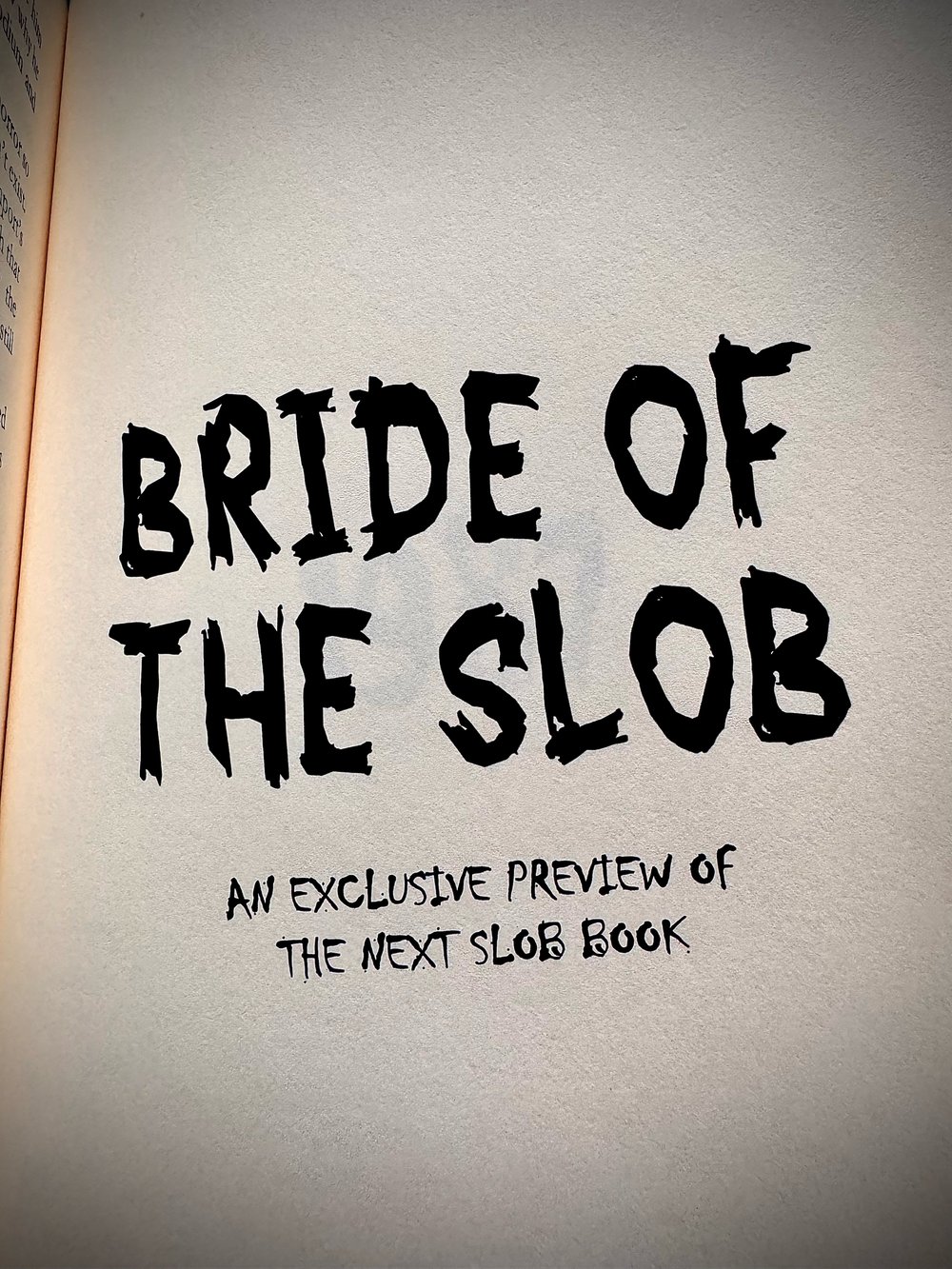 THE SLOB COLLECTION DELUXE EDITION SIGNED HARDCOVER | AB Horror