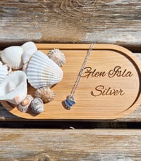 Image 5 of Blue Seaglass Necklace 