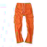 Cloud sweats cargo pocket (orange)