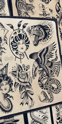 Image 3 of Medium tattoo flash 4