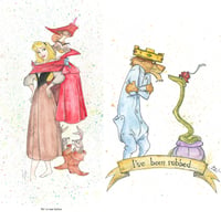 Image 1 of Disney Art Print Selection- Aurora / Prince John