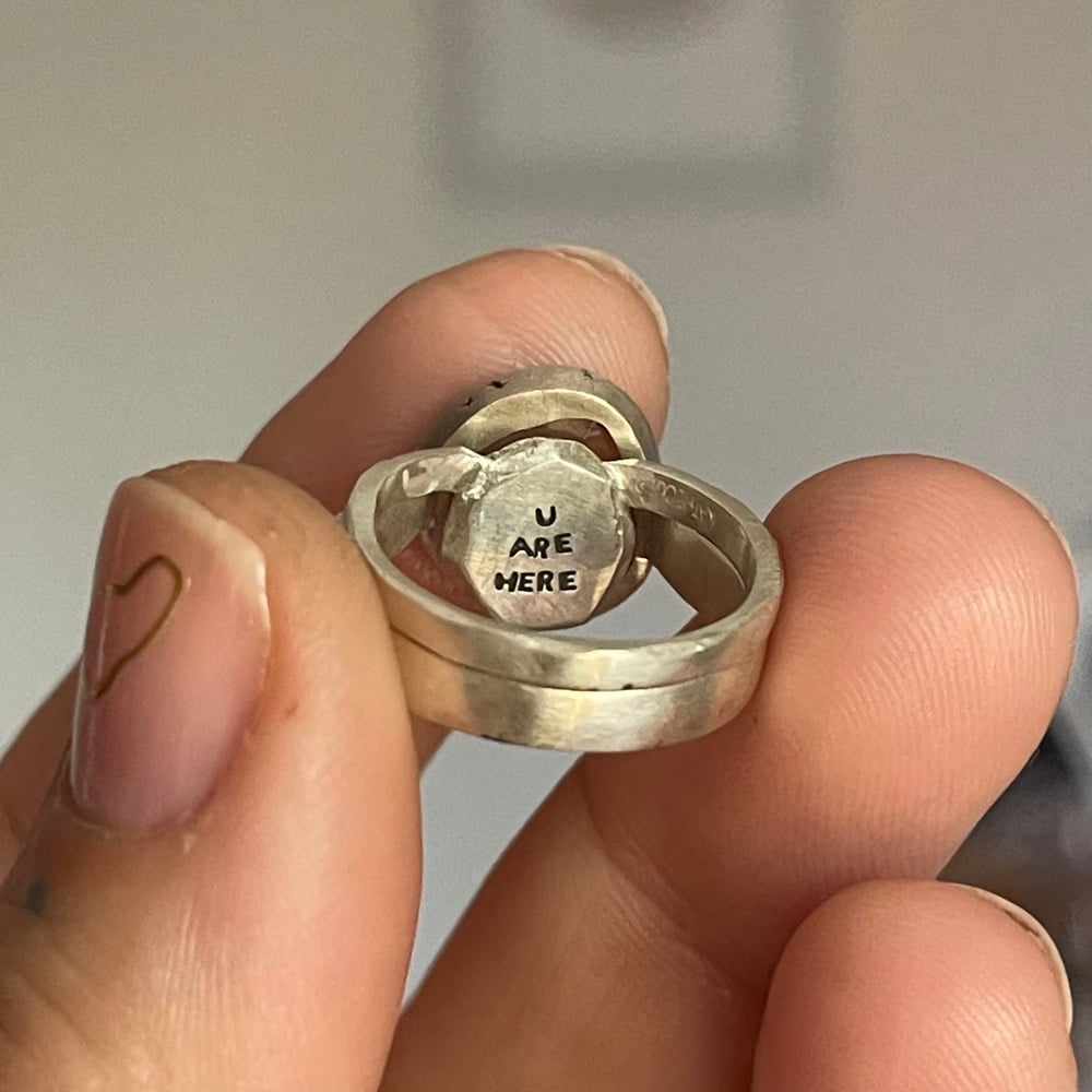 Image of you are here ring set
