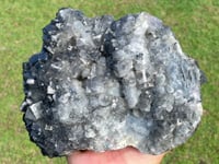 Image 15 of Double Sided Cubic Fluorite & Druzy Quartz #964