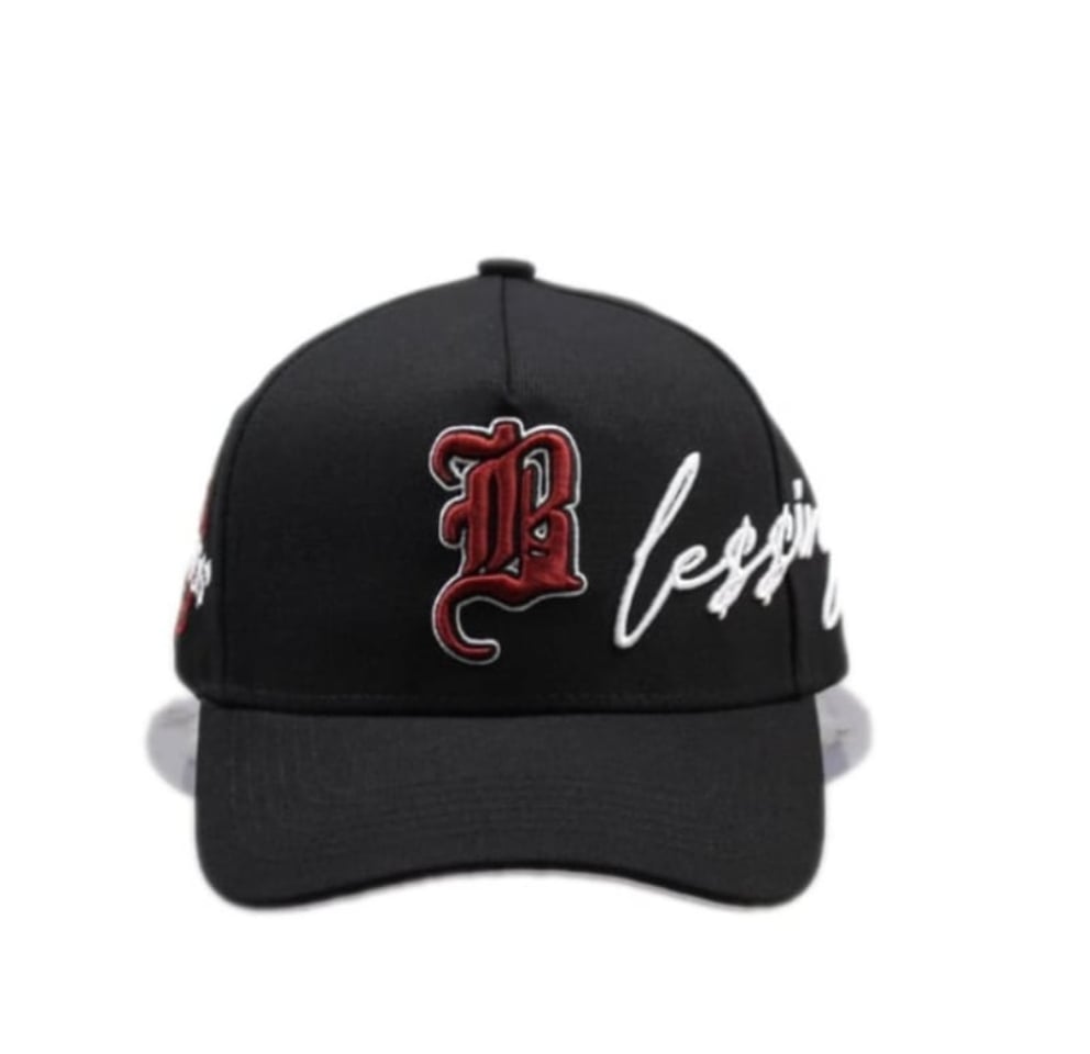 Image of BLE$$ING$®️BLK/ BRICK HAT 