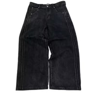 Image 5 of side-stitched baggy jeans