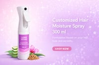 Image 1 of Customized Hair Moisture Spray – 300 ml