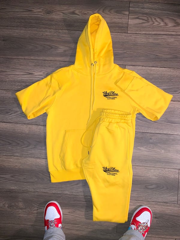 Image of Stacked / Flare Suit Yellow