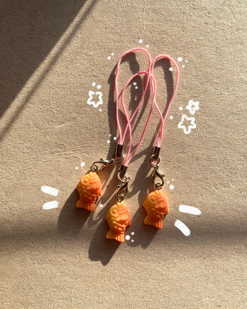 Image of Taiyaki Charms 𓆟⋆｡˚✿˖