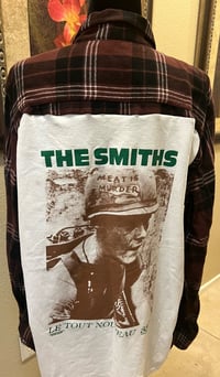 Vintage Brown/Black/White Flannel Shirt The Smiths