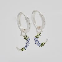 Image 2 of Fable Enamel Nightshade Huggies