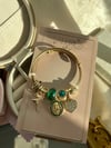 Emerald Virgencita Charm Bracelet 