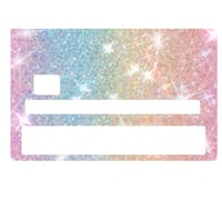 Image 2 of Bling Card Cover Rainbow