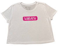 “SUBVRSV BUBBLY” Crop Top