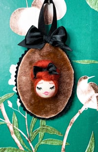 Image 1 of ORNAMENT FALL CUTIE RED HEAD 
