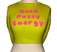 Bubble long sleeve crop top medium SAMPLE