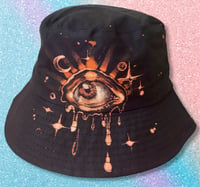 Image 1 of “UNIVERSAL” BLEACH PAINTED BUCKET HAT ONE SIZE