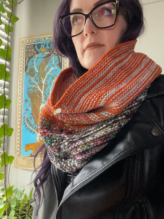 Image of Handknit Cowl 4