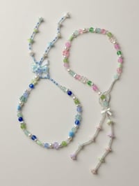 dangle bloom necklaces
