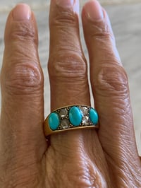 Image 3 of VICTORIAN TURQUOISE RING