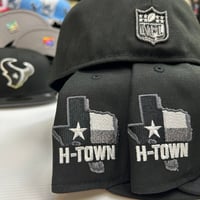 Image 2 of New Era 59Fifty Black/ Metallic Pewter 