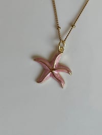 Image 3 of Baby Pink Starfish Necklace