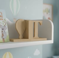 Initial & Hot Air Balloon Bookends