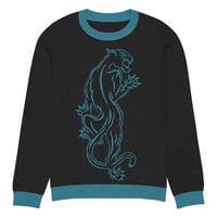 Image 10 of Blue Panther Knitted crew neck sweater