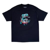 Image 2 of NO SNAKES ALIVE TEE (Black)