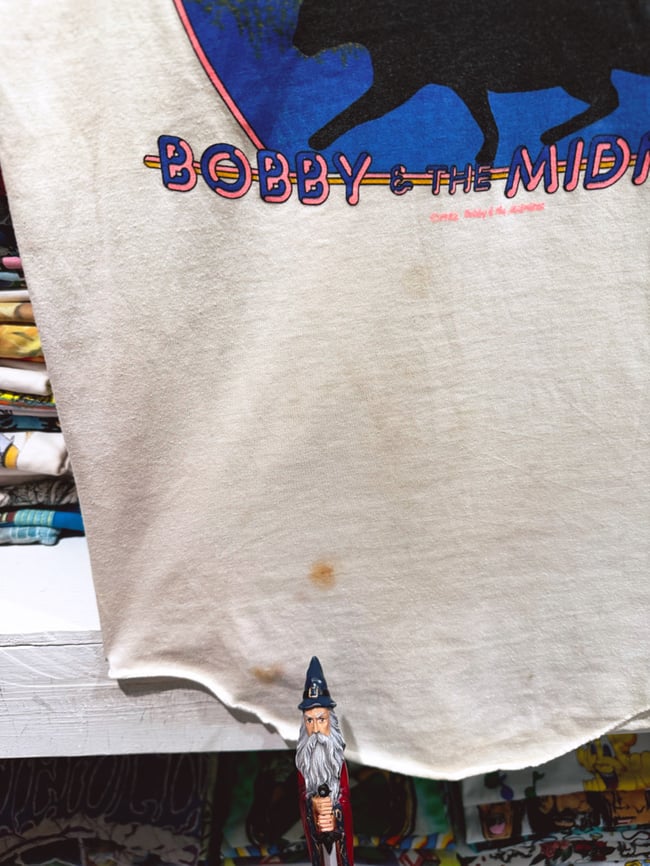 Bobby & The Midnites 1982 Tour Raglan Shirt - Size M/SM