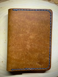 Image 1 of Bi fold card holder - Cognac Italian Pueblo 