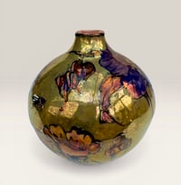 Image 4 of “Cranesbill” reduction lustre vase -1