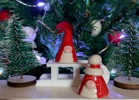 Image 2 of Ceramic Standing Tomte 