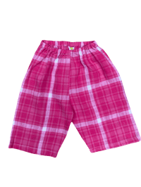 little pants ~ pink check 