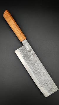 Image 1 of Forged Nakiri 190mm | Apex Ultra | Curly Koa 