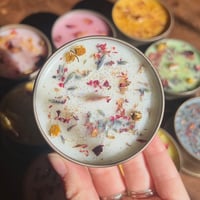 Image 1 of 4oz tin candles - your choice of scent