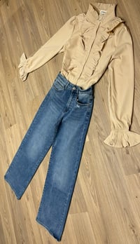 Image 4 of Ruffle front blouse - 3 colours 