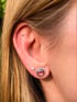 GARNET STUDS Image 2