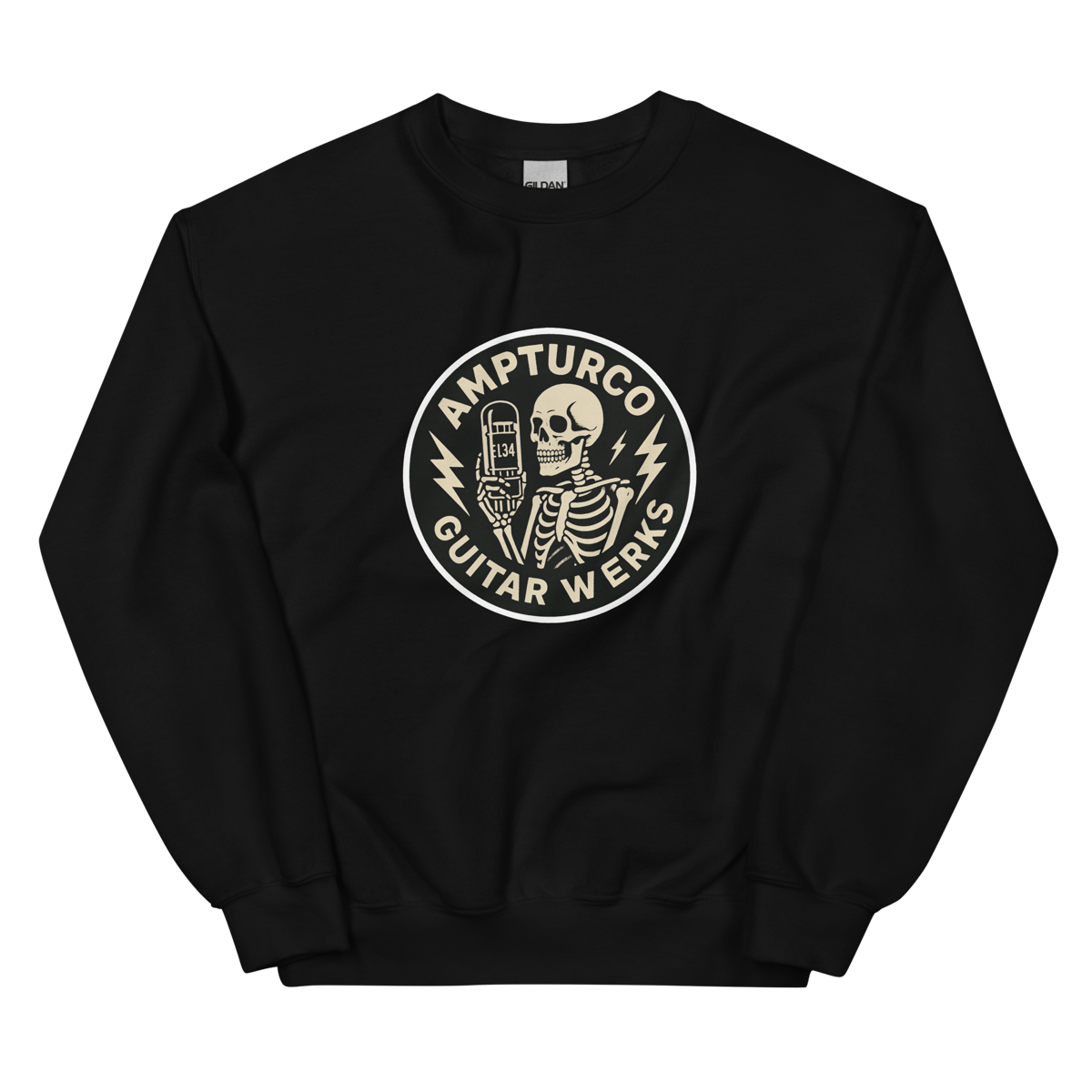 y-880620 Skeleton Tube Wisdom Sweatshirt | AMPTURCO GUITAR WERKS