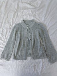 Image 1 of Vintage gray cardigan // S 