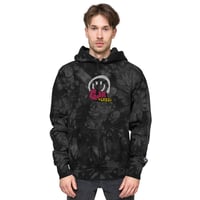 Image 1 of GJRXLYSSA Smiley Champion tie-dye hoodie